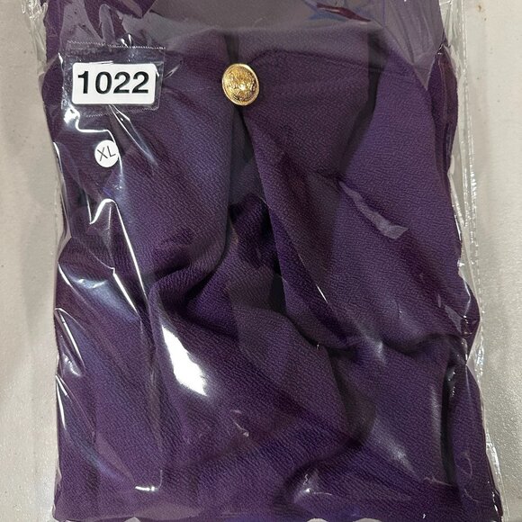 SHEIN Purple Work Career Business Pants WMNS 1X Elegant Professional Corporate - Picture 11 of 11
